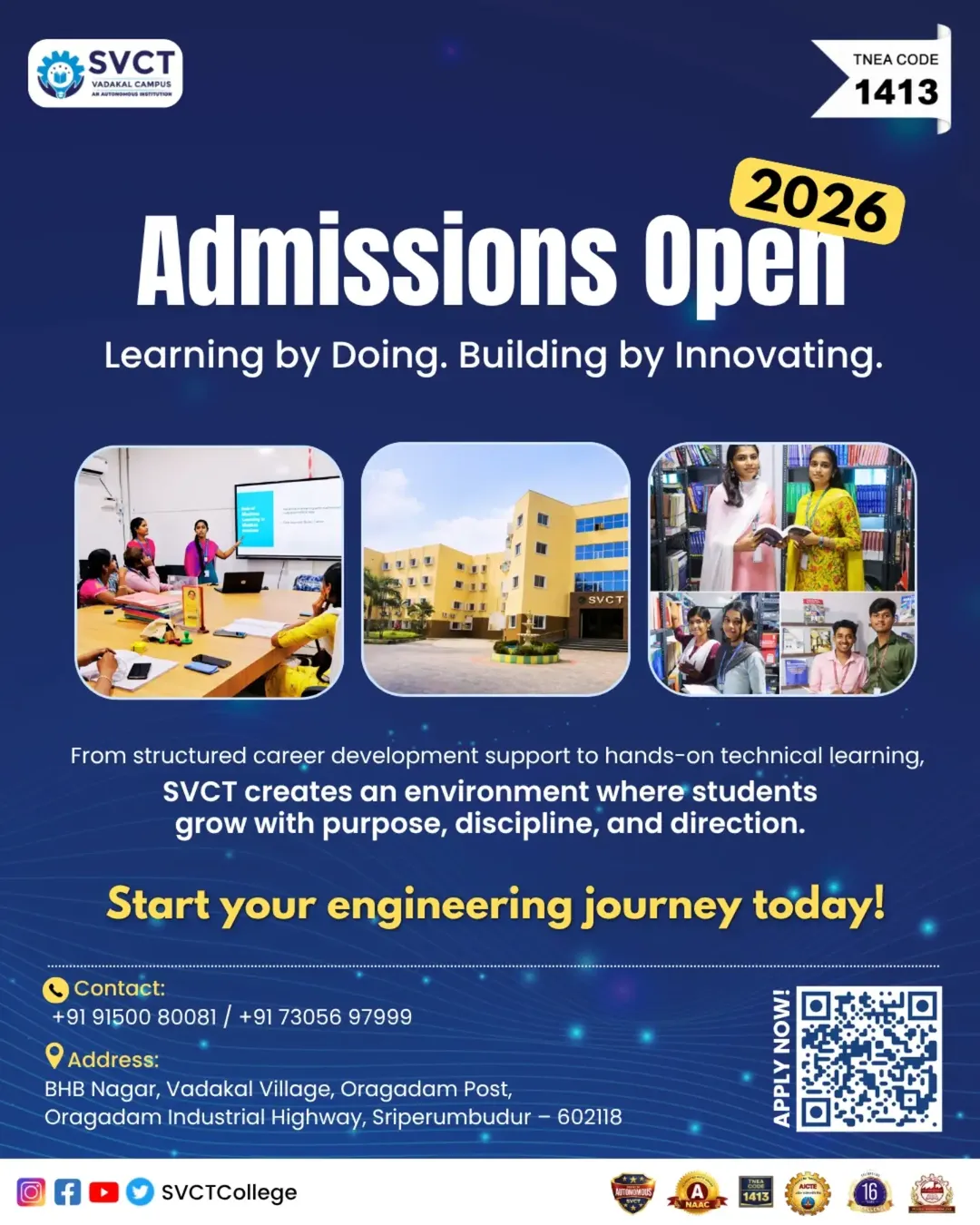 SVCT Vadakal Campus: Excellence in Engineering Education